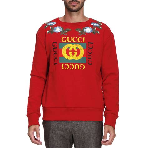 gucci felpa girocollo logo